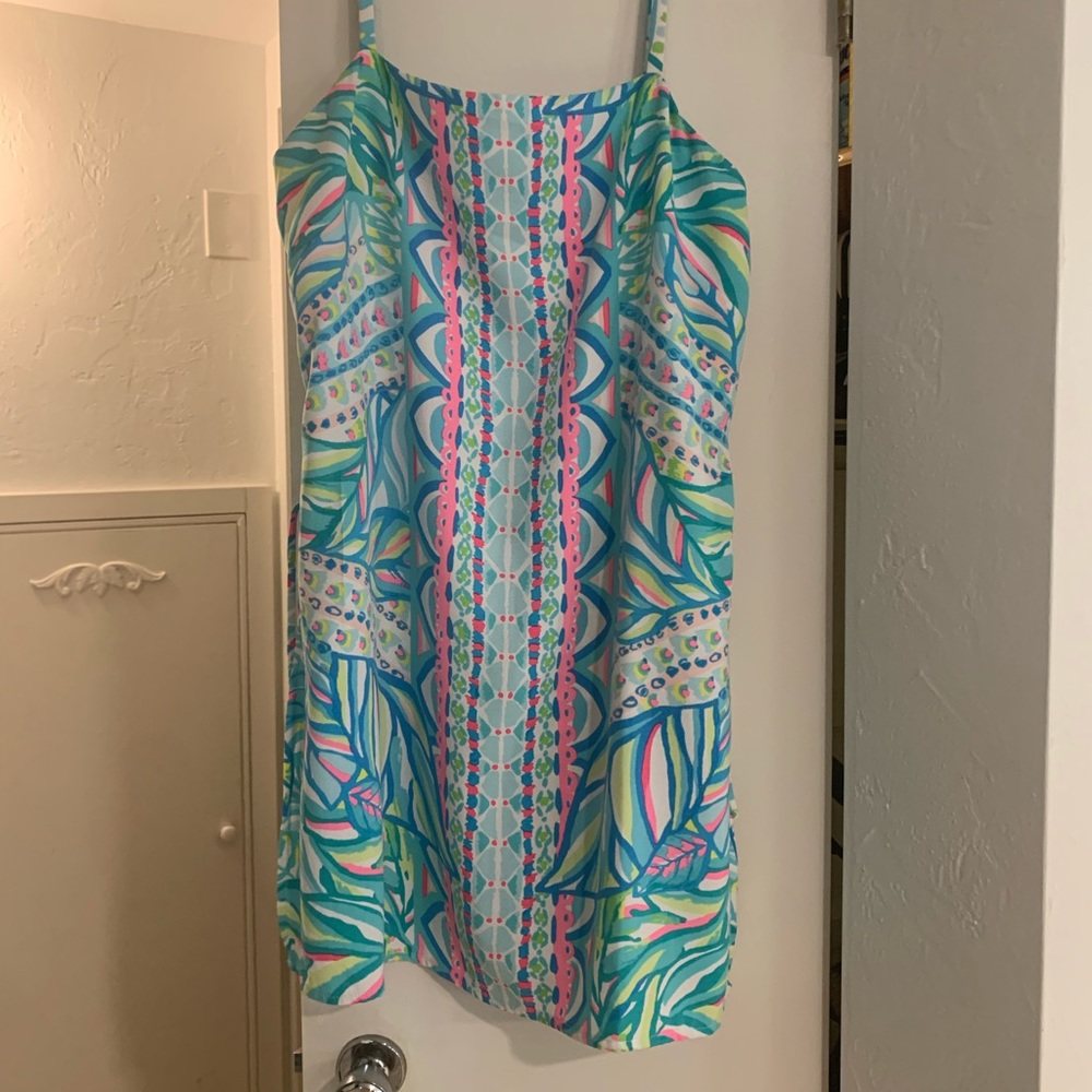 Vibrant, Lilly Pulitzer Skirted Romper, Size 14